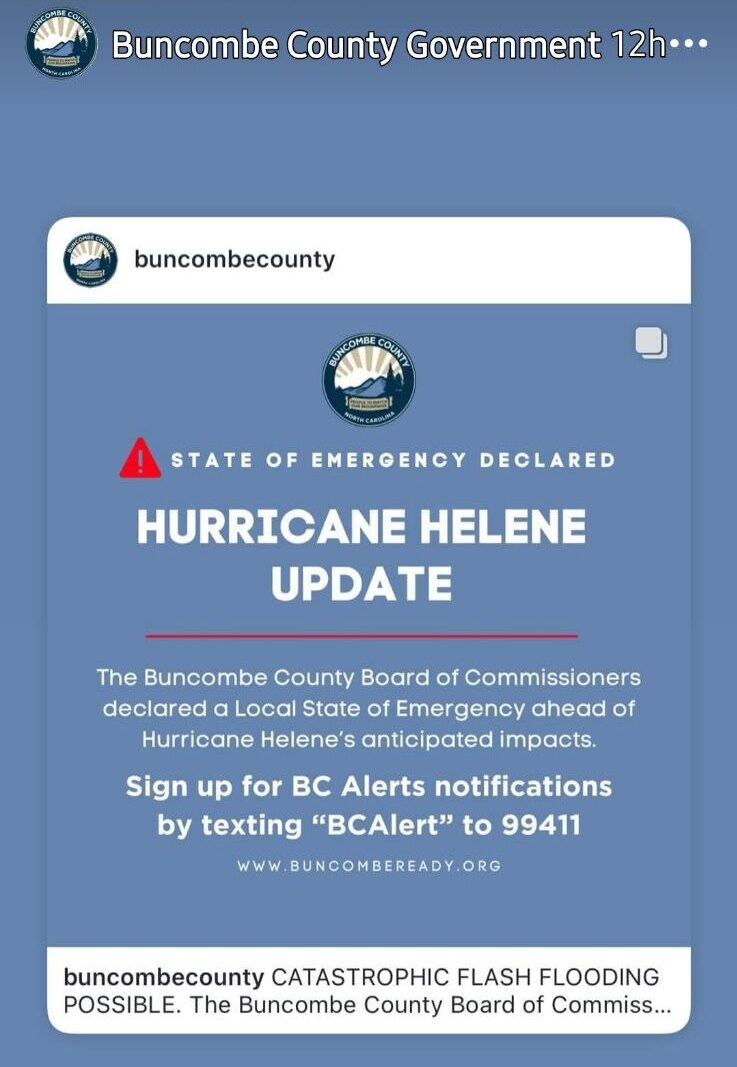 Hurricane Helene Update