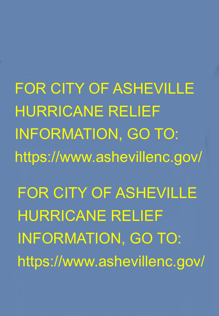 Asheville Hurricane Relief info