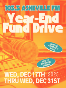Asheville FM End-Of-Year Fund Drive is over, but . .