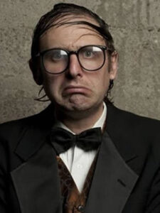 Neil Hamburger (Gregg Turkington) on Melody in Mayhem.